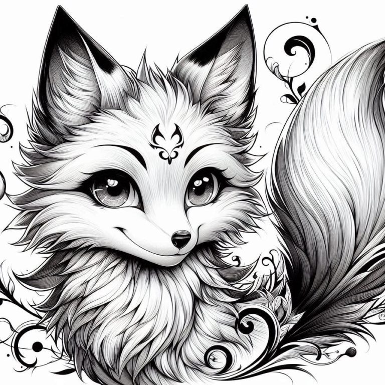 Der Fuchs der Erkenntnis Digital Art